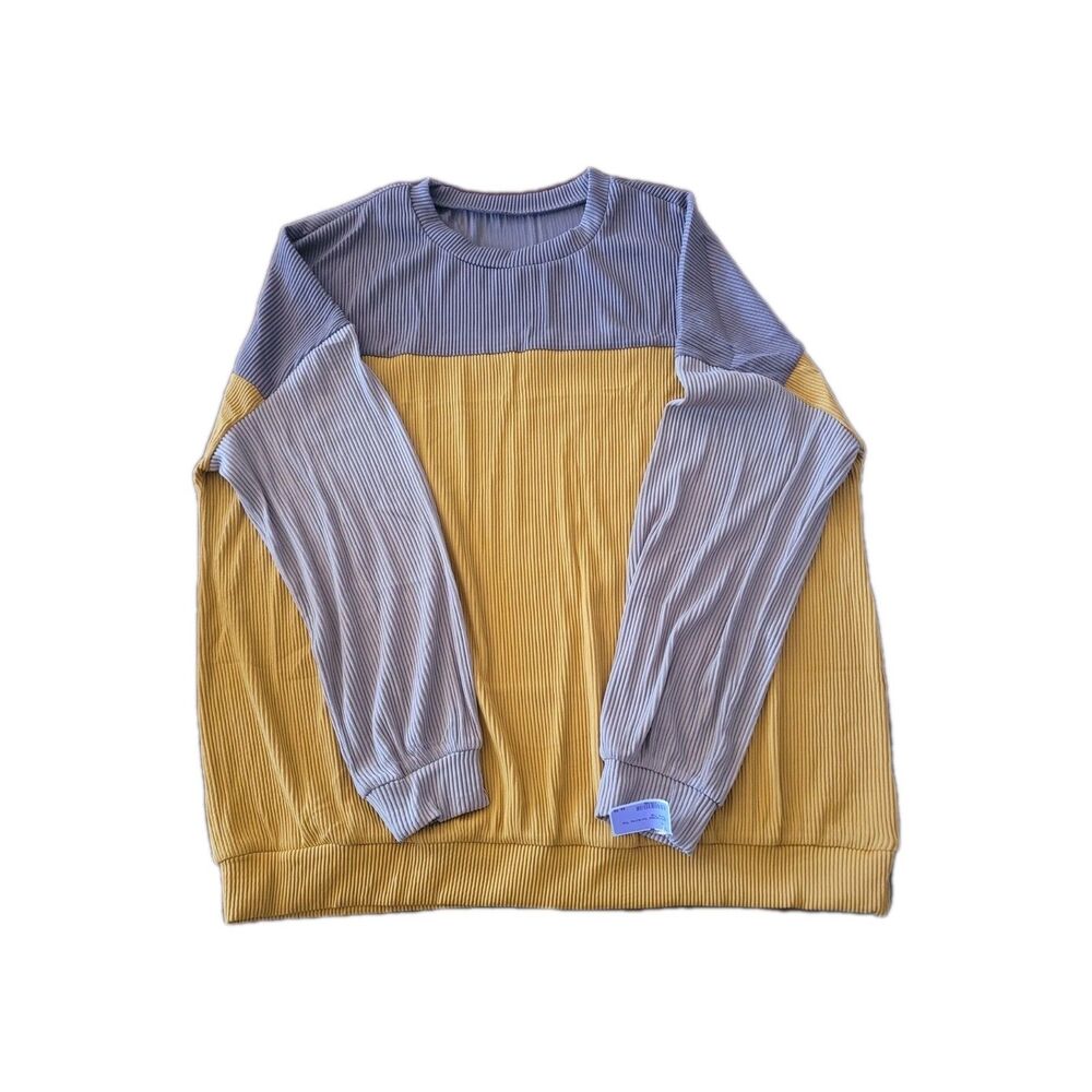 Tritone Baggie Long Sleeve Shirt (XL Men's or Oversized For Women)